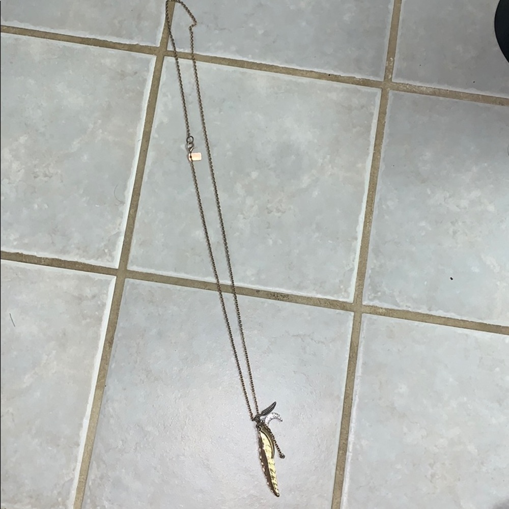 Feather necklace